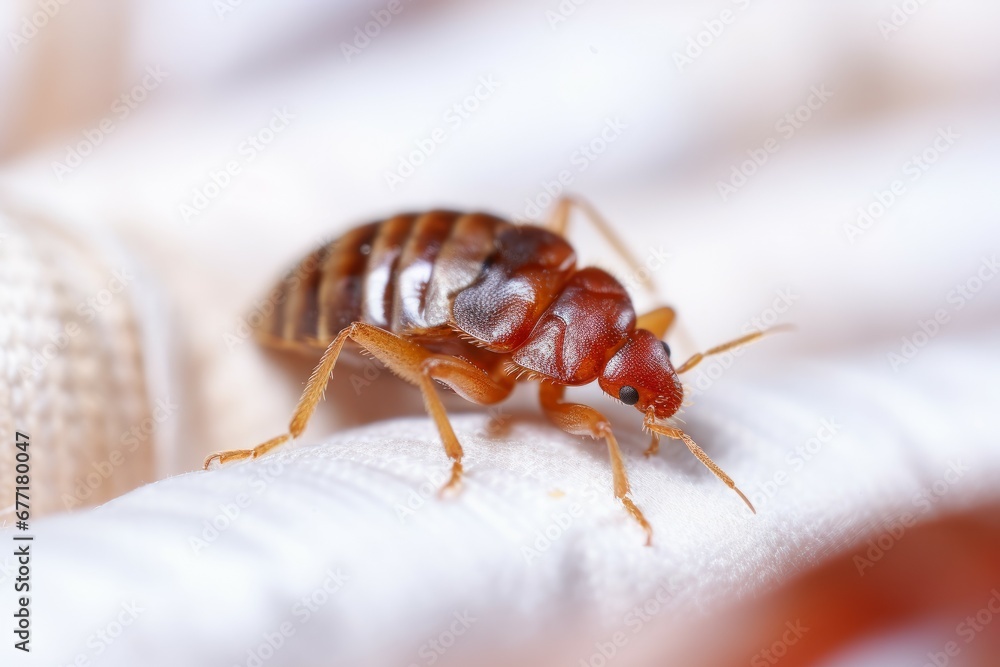A Bed Bugs in Macro Detail A Bed Bugs in Macro Detail