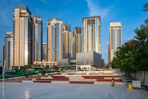 Scenic View of Dubai Skylines