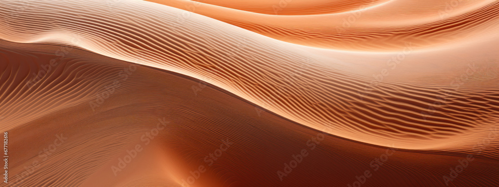 Golden sand dunes with distant cliffs. Golden sand dunes with distant cliffs.