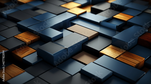 abstract background made of cubes HD 8K wallpaper Stock Photographic Image