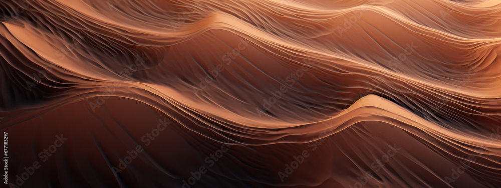 Golden sand dunes with distant cliffs. Golden sand dunes with distant cliffs.