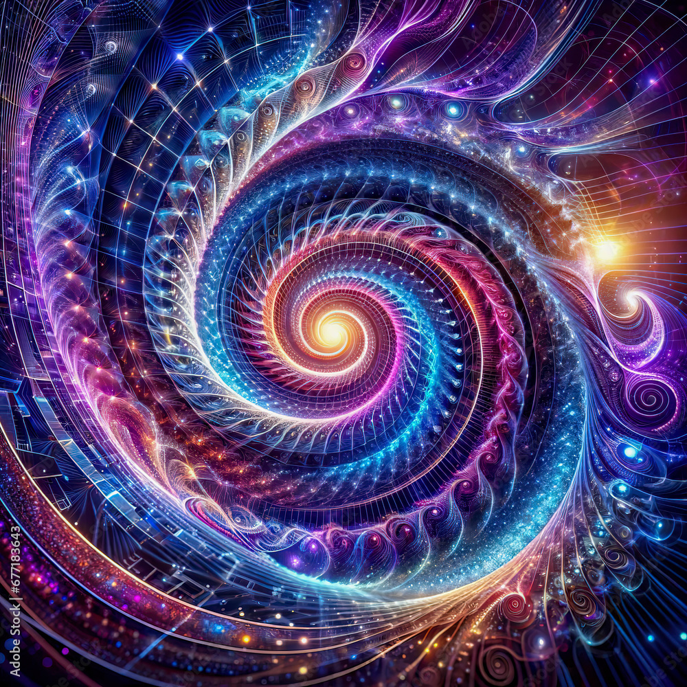 Dive into the heart of generative AI with this digital art piece ...