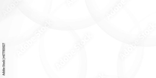 Abstract background with white abstract geometric background with soft light white paper circles in design . Texture with light and shadow. Digital technology wallpaper used in the corporate in design