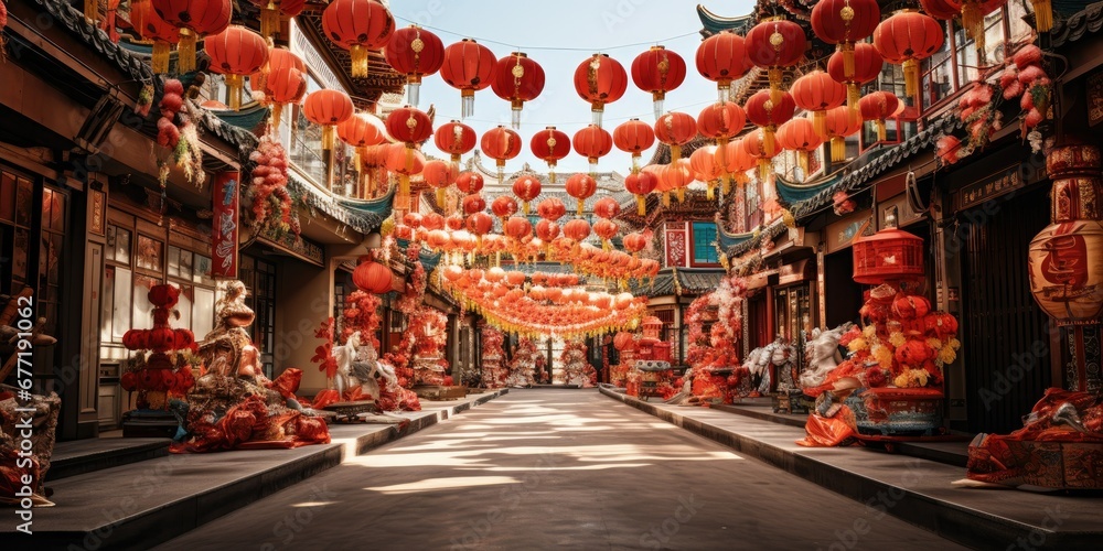 Chinese New Year Street Decorations