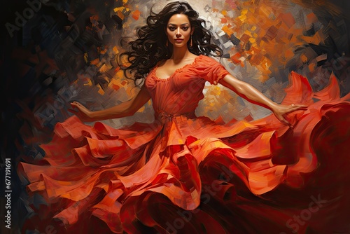 Flamenco Dancer Portrait