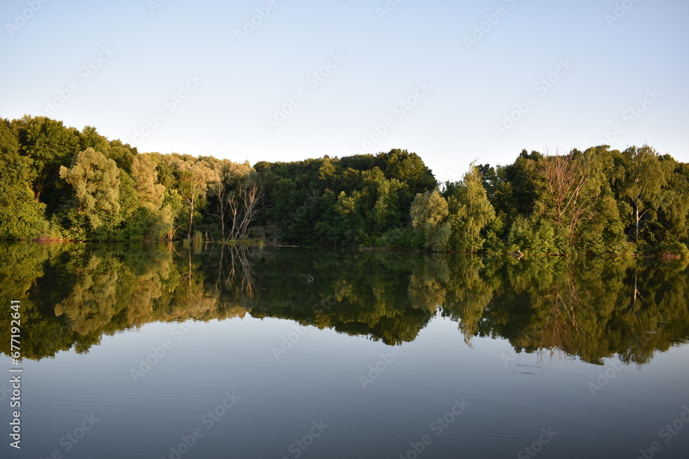 mirror reflection on the lake mirror reflection on the lake