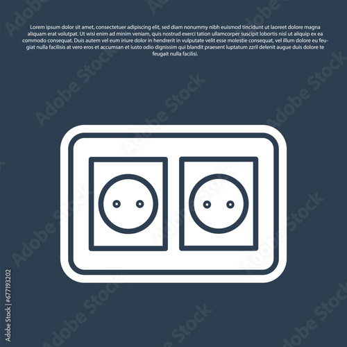 Pop art Electrical outlet icon isolated on color background. Power socket. Rosette symbol. Vector Free Download Pop art Electrical outlet icon isolated on color background. Power socket. Rosette symbol. Vector - GFXLoad