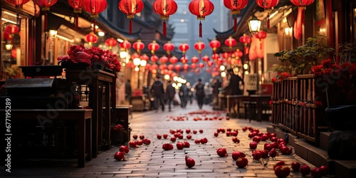 Red Lanterns for Chinese New Year