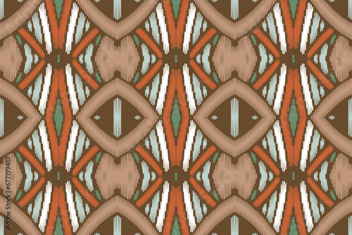 American ethnic native pattern.Traditional Navajo,Aztec,Apache,Southwest and Mexican style fabric pattern.Abstract vector motifs pattern.Design for fabric,clothing,blanket,carpet,woven,wrap,decoration