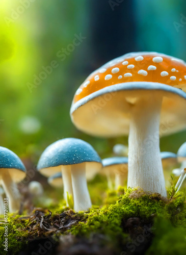 The fairytale world of mushrooms through the lens of macro photography.