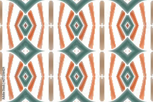 American ethnic native pattern.Traditional Navajo,Aztec,Apache,Southwest and Mexican style fabric pattern.Abstract vector motifs pattern.Design for fabric,clothing,blanket,carpet,woven,wrap,decoration