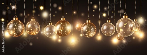 Christmas Ornaments Glass transparent balls