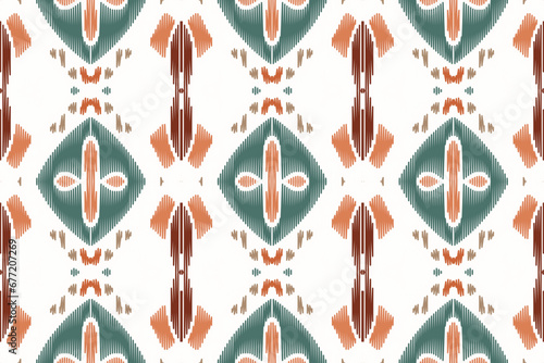 American ethnic native pattern.Traditional Navajo,Aztec,Apache,Southwest and Mexican style fabric pattern.Abstract vector motifs pattern.Design for fabric,clothing,blanket,carpet,woven,wrap,decoration