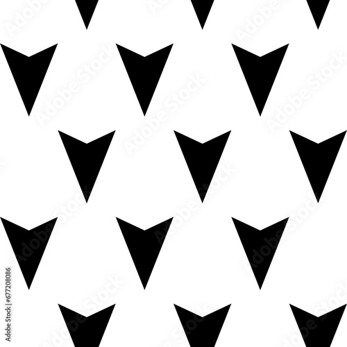 Seamless pattern design with arrow shapes. Polygons background. Image with repeated geometrical figures. Ethnic mosaic wallpaper. Scales motif. Tiles illustration. Digital paper for print. Vector art.