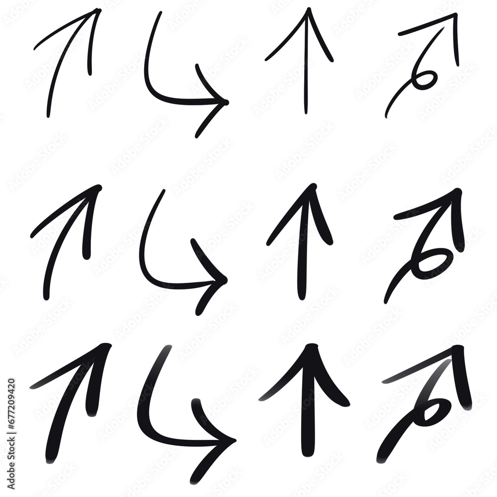 set of arrows set of arrows