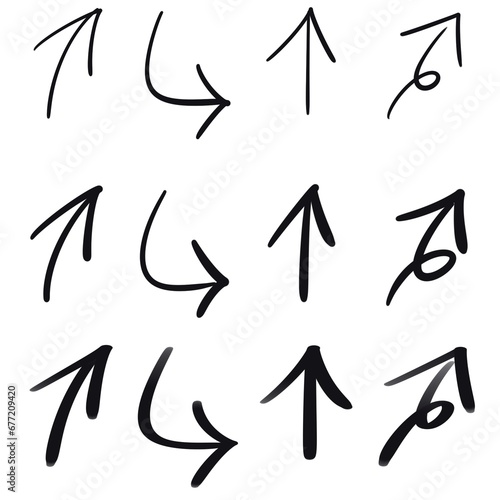 set of arrows