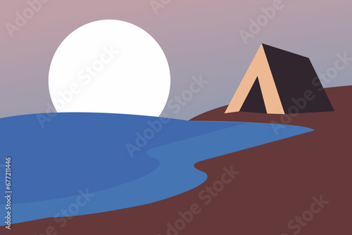 sailing boat on the sea © ADMS ICONS