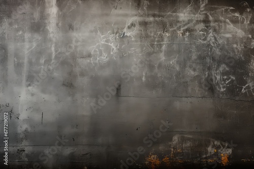 Classic blackboard texture background with realistic chalk dust for design and education use