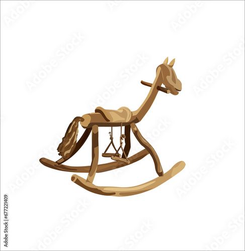 a horse toy rocking chair