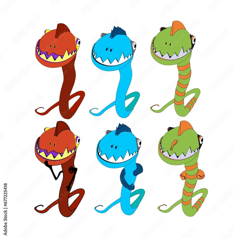 Obraz premium Crank with bulging eyes