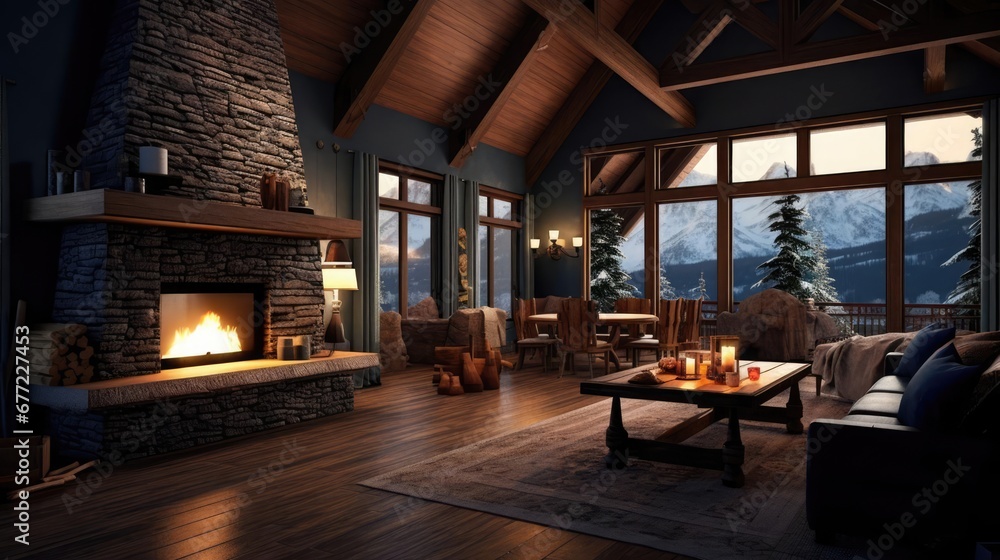 Lodge interior design 