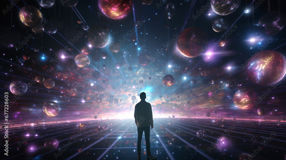 Abstract futuristic space world background with symbolic shapes. Textures inspired by science fiction. Abstract futuristic space world background with symbolic shapes. Textures inspired by science fiction.