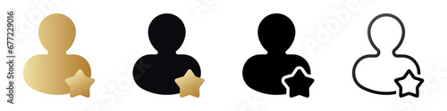 Vip user icon. Premium member pass. Exclusive user card tag.