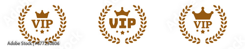 Vip user stamp. Premium member pass. Exclusive user card tag.
