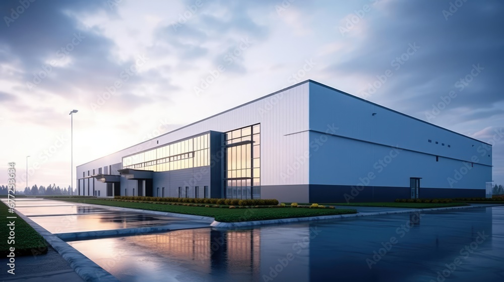 Modern logistics warehouse building structure Modern logistics warehouse building structure