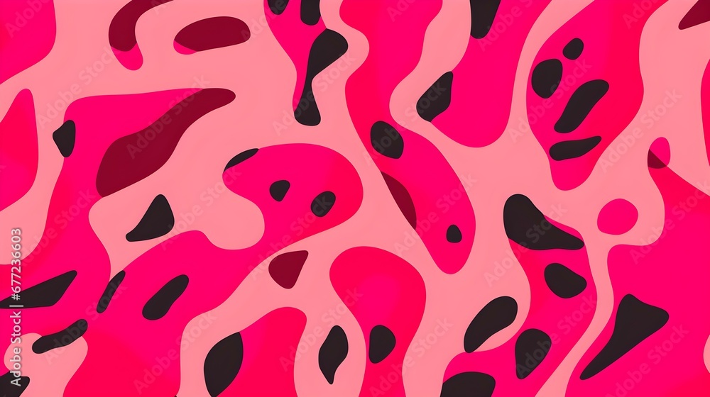 Minimalistic Background of abstract Pattern in hot pink Colors. Creative Wallpaper with organic Shapes Minimalistic Background of abstract Pattern in hot pink Colors. Creative Wallpaper with organic Shapes