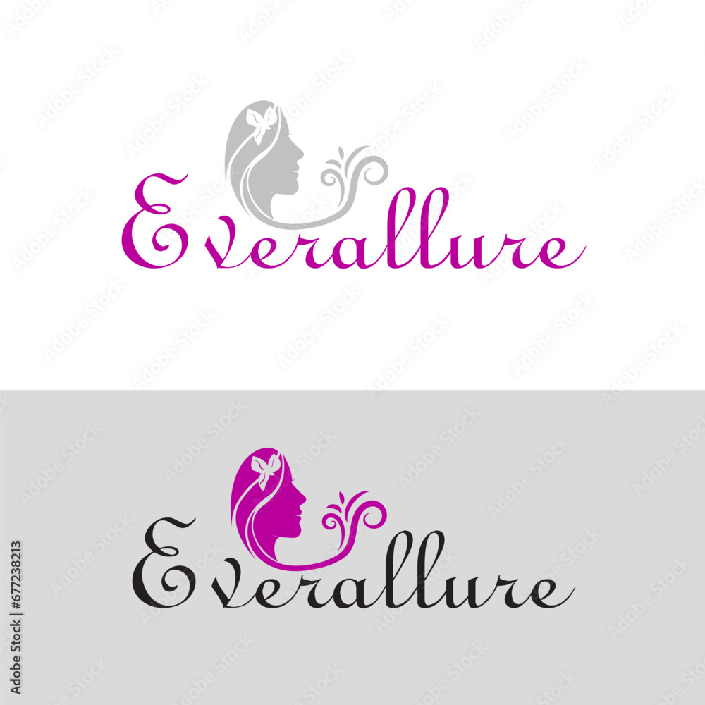 Beauty Care Logo Design Concept and Beauty Product logo symbol Beauty Care Logo Design Concept and Beauty Product logo symbol