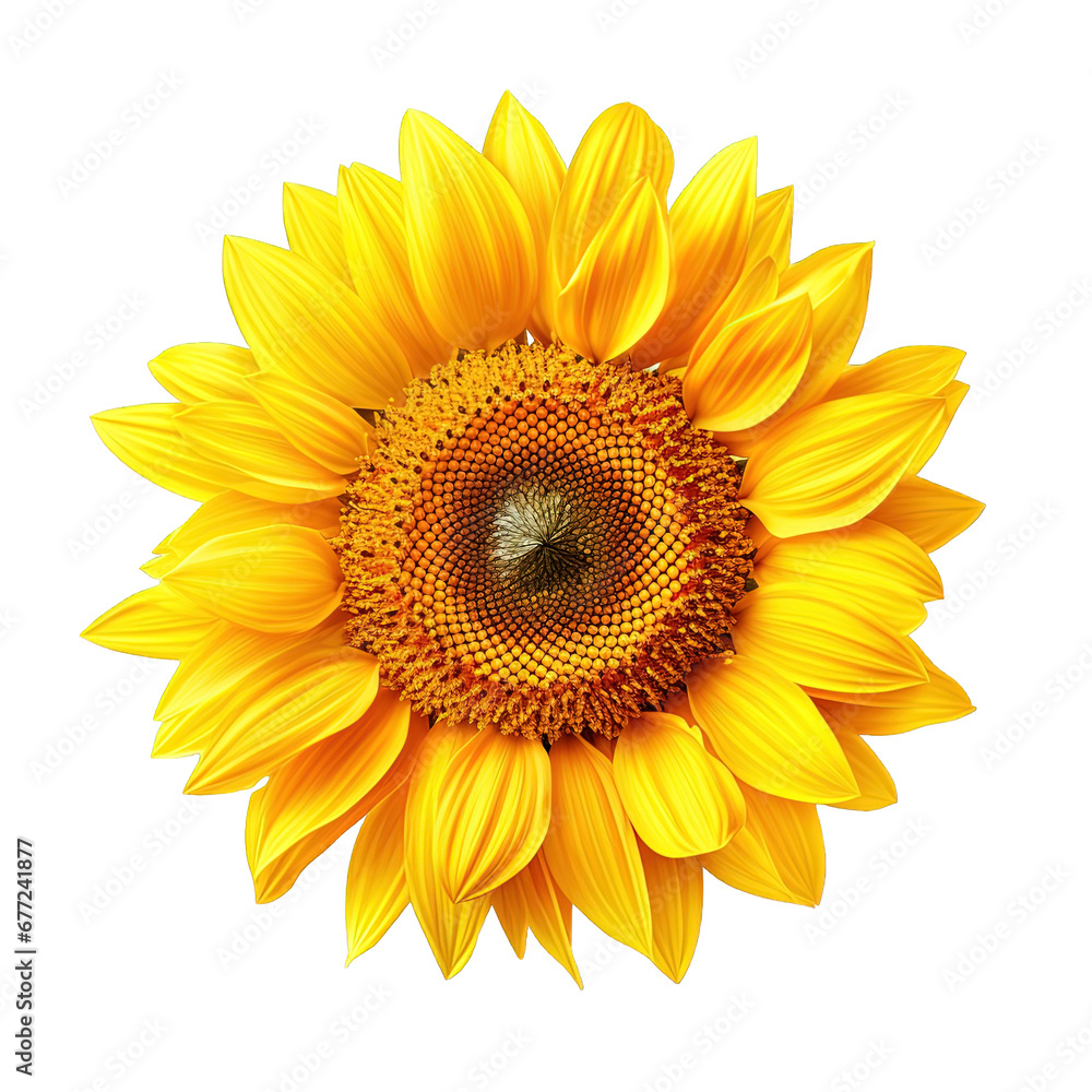 Fototapeta premium Sunflower Isolated