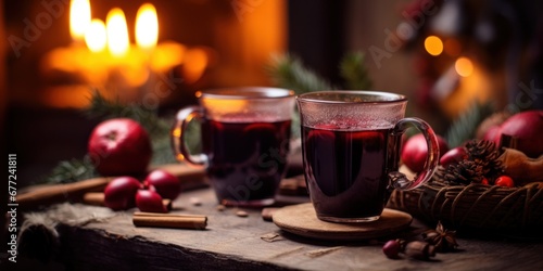 Glowing Holidays  Mulled Wine Moments with candle light 