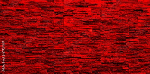 Foto Couleur saturés d'un mur de brique