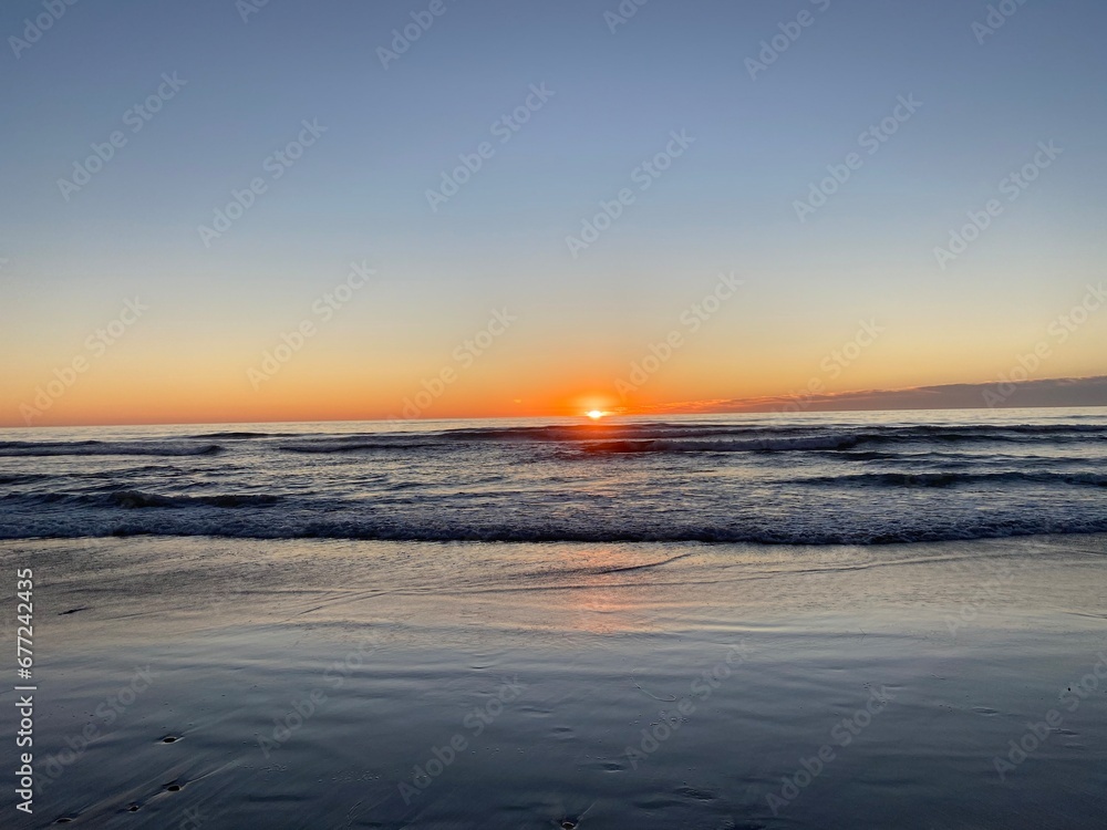 Obraz premium sunset on the beach