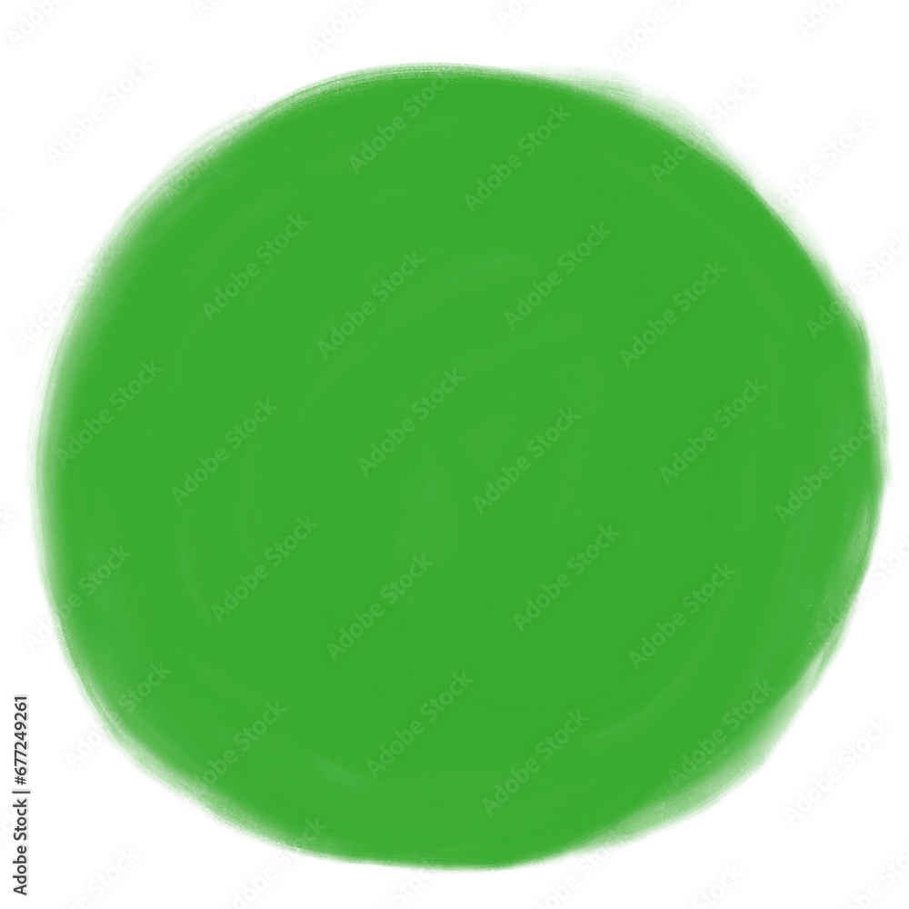 Green circle_hand drawn Green circle_hand drawn