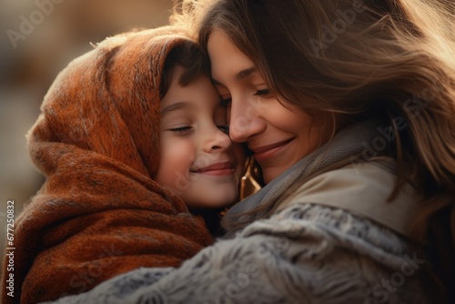 A Mother's Love Captured in a Heartfelt Moment of Unconditional Connection