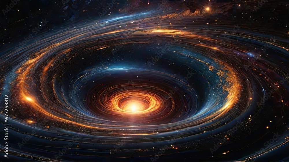 Interstellar Exploration: Cosmic Nebula and Milky Way Galaxy