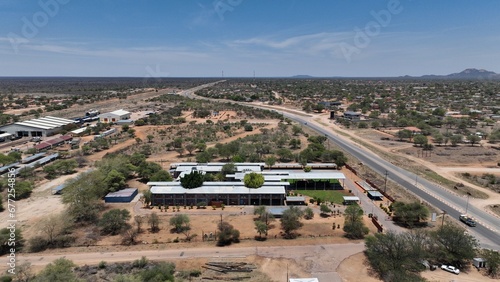 Botswana Railways Headquarters in Mahalapye, Botswana, Africa photo