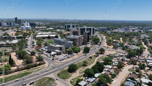 Government enclave in Gaborone, Botswana, Africa