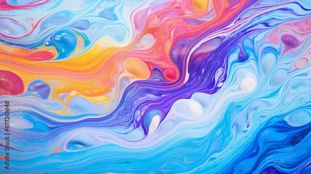 Fototapeta premium abstract background with colorful paint texture