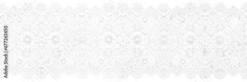 white lace cotton fabric photo
