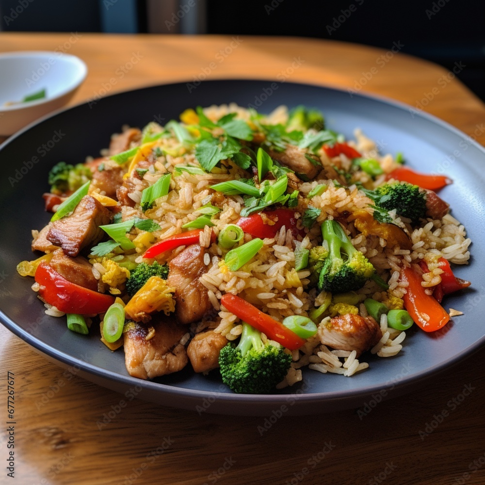 stir fried chicken with vegetables stir fried chicken with vegetables