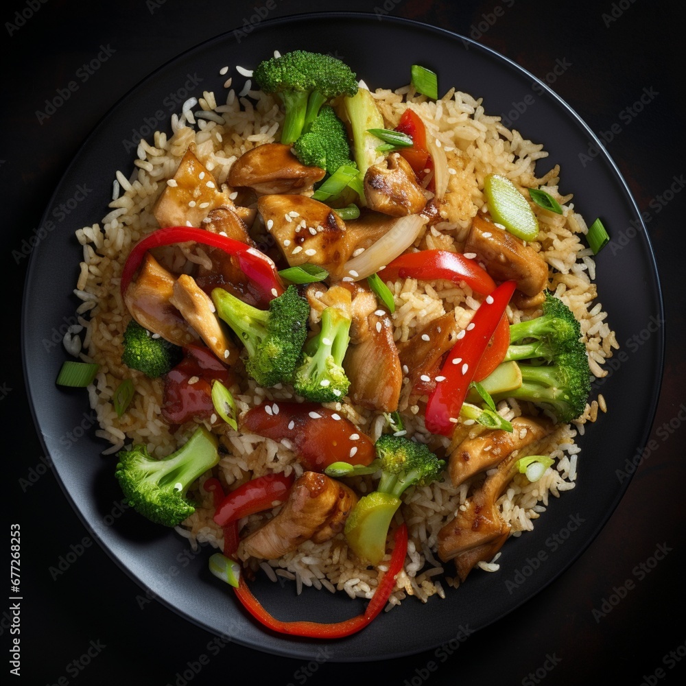 stir fried chicken with vegetables stir fried chicken with vegetables