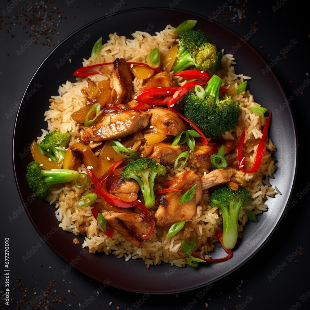 stir fried chicken with vegetables stir fried chicken with vegetables