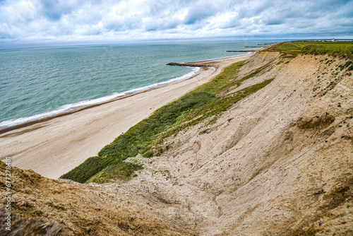 Landschaftsbild aus Dänemark Bovbjerg Fyr