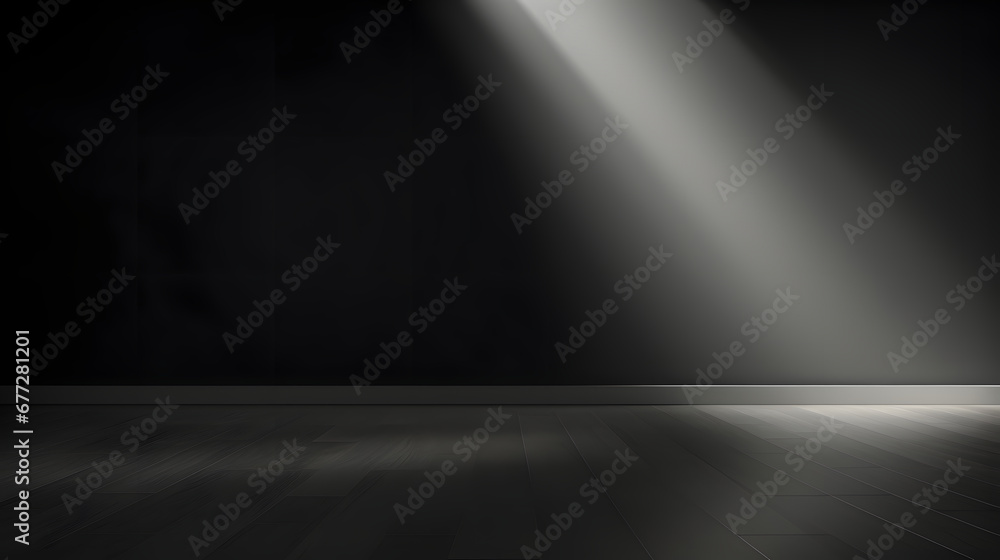 Black wall and smooth floor with beautiful window shadow and sun glare. Universal background for product presentation. Black wall and smooth floor with beautiful window shadow and sun glare. Universal background for product presentation.