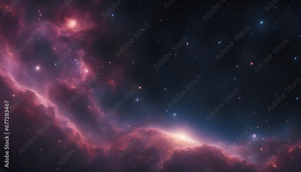 Cosmic space and stars. color cosmic abstract background. science fiction wallpaper.