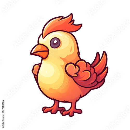 illustration of a hen © Sam