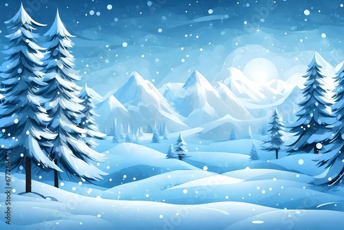 winter christmas background © Muhammad